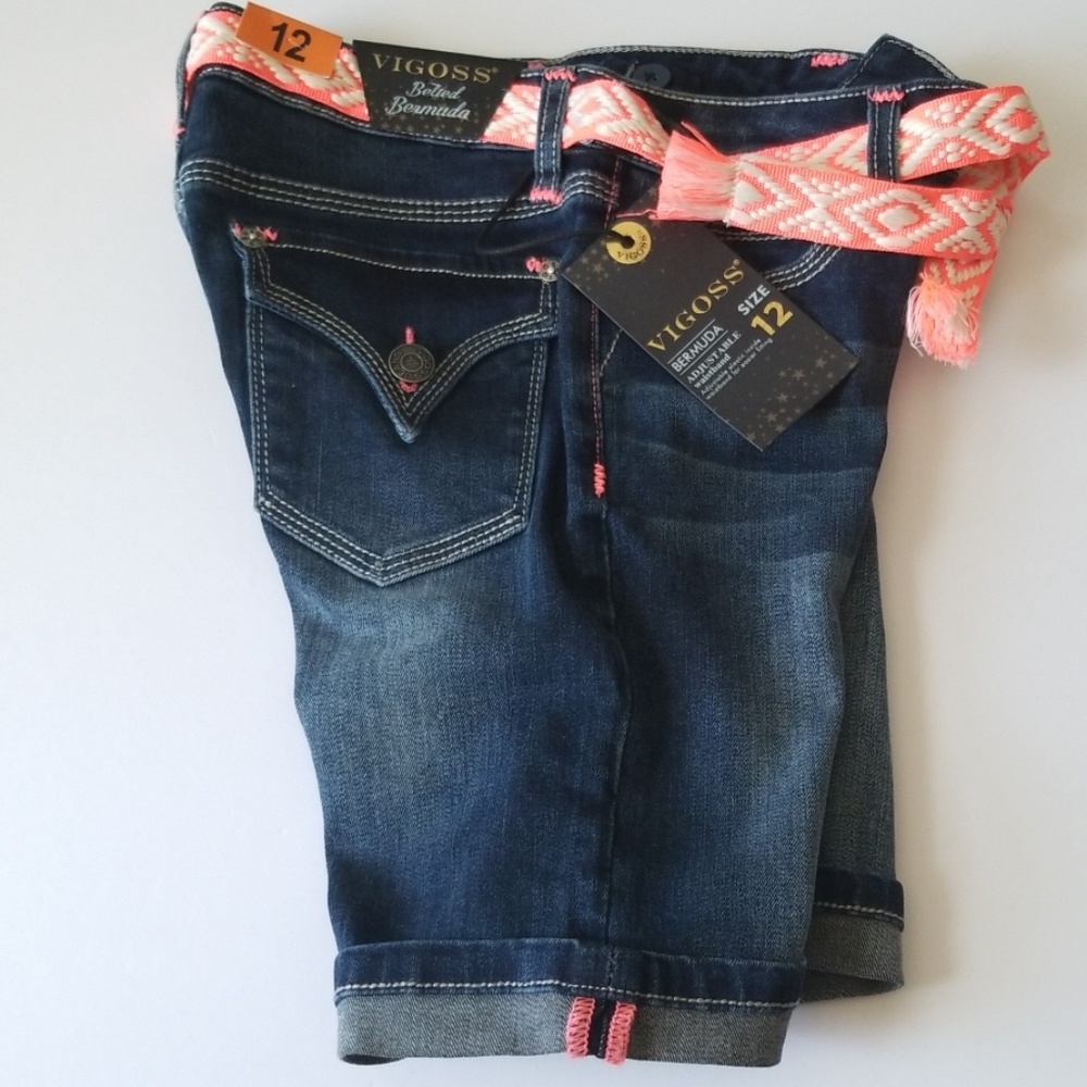 Vigoss Kids Girls Bermuda Shorts sz 12 NWT - Picture 7 of 7